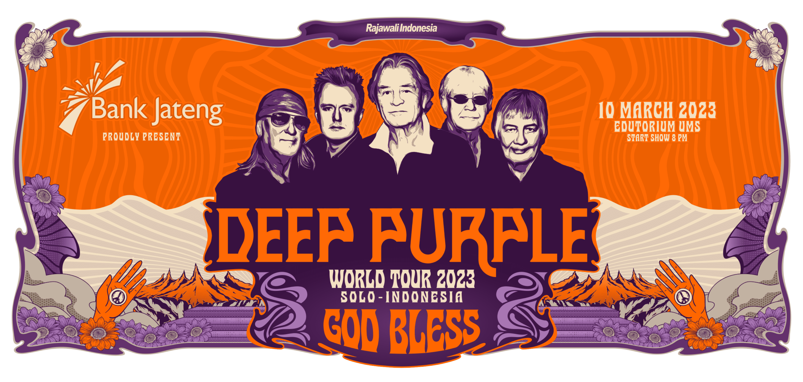 Deep Purple World Tour Indonesia 2023